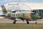 Embraer C-95B Bandeirante do Esquadro Ona, tambm utilizado para os lanamentos - Foto: Luciano Porto - luciano@spotter.com.br