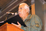 O Brigadeiro Picchi, Comandante da Segunda Fora Area, fez o discurso de encerramento - Foto: Luciano Porto - luciano@spotter.com.br 