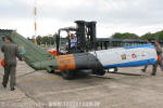 O FAB-8530  o primeiro Iroquois da FAB, voou por mais de 40 anos e pertencia ao Esquadro Falco, da Base Area de Belm - Foto: Luciano Porto - luciano@spotter.com.br