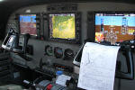 Painel de instrumentos do C-98A Grand Caravan do Esquadro Cobra - Foto: Luciano Porto - luciano@spotter.com.br