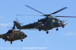 Mil AH-2 Sabre do Esquadro Poti e Eurocopter H-34 Super Puma do Esquadro Puma - Foto: Luciano Porto - luciano@spotter.com.br