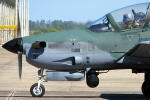 A-29B Super Tucano do Esquadr�o Flecha equipado com a torreta FLIR sob a fuselagem - Foto: Luciano Porto - luciano@spotter.com.br
