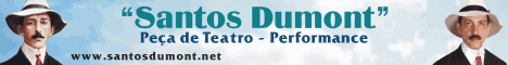 Website da pea de teatro que conta a histria de Santos Dumont