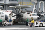 Grumman E-2C Hawkeye do VAW-125 Tiger Tails - Foto: Carlos H. Moyna - carlos@spotter.com.br