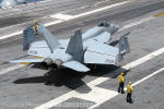 Boeing F/A-18E Super Hornet do VFA-81 Sunliners - Foto: Carlos H. Moyna - carlos@spotter.com.br