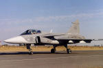 SAAB JAS 39A Gripen - Fora Area da Sucia - Foto: Luciano Porto - luciano@spotter.com.br