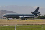 A USAF trouxe um KC-10A Extender para reabastecer os seis caas norte-americanos presentes na FIDAE 2006