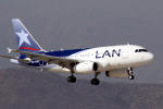 Airbus A318 - LAN Chile - Foto: Equipe SPOTTER