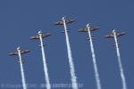 Apresentao da Escuadrilla de Alta Acrobacia Halcones da Fora Area do Chile - Foto: Equipe SPOTTER