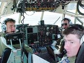 Pilotos do Lockheed Hercules C.Mk.3 da Royal Air Force
