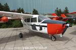 Cessna O-2A Skymaster da Fora Area do Chile - Foto: Luciano Porto - luciano@spotter.com.br