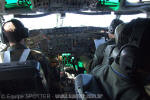 Cabine de comando do Boeing KC-137 do Esquadro Corsrio - Foto: Equipe SPOTTER