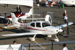 Stand da Cirrus, com os modelos SR20S e GTSX-G3 - Foto: Luciano Porto - luciano@spotter.com.br