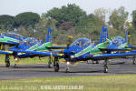 A Esquadrilha da Fumaa chegando na Expo Aero Brasil 2010 - Foto: Luciano Porto - luciano@spotter.com.br