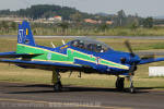 Embraer T-27 Tucano da Esquadrilha da Fumaa - Foto: Luciano Porto - luciano@spotter.com.br