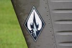 Emblema da Esquadrilha de Helicpteros de Reconhecimento e Ataque (EHRA) do 3 BAvEx aplicado no estabilizador vertical do HA-1 Fennec - Foto: Luciano Porto - luciano@spotter.com.br