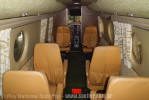Interior do Embraer YC-95 Bandeirante - Foto: Ruy Barbosa Sobrinho - ruybs@hotmail.com