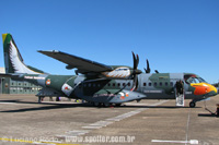 CASA/EADS C-105 Amazonas do Esquadro Pelicano da FAB, com pintura especial para participar do Royal International Air Tattoo 2009 - Base Area de Campo Grande - MS - 12/07/09 - Luciano Porto - luciano@spotter.com.br