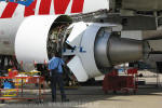 Motor CFM International CFM56-5B4 do Airbus A320-214 - Foto: Luciano Porto - luciano@spotter.com.br