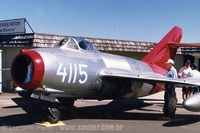 Mikoyan Gurevich MiG-17 Fresco - EAA Air Museum - Oshkosh - WI - USA - 30/07/97 - Luciano Porto - luciano@spotter.com.br