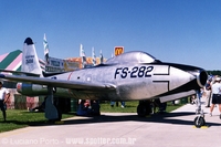 Republic F-84A Thunderjet - USAF - EAA Air Museum - Oshkosh - WI - USA - 28/07/97 - Luciano Porto - luciano@spotter.com.br