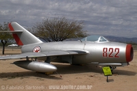 Mikoyan Gurevich MiG-15 Fagot - Fora Area da Coria do Norte - PIMA Air & Space Museum - Tucson - AZ - USA - 15/02/08 - Fabrizio Sartorelli - fabrizio@spotter.com.br