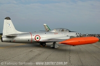 Lockheed T-33A T-Bird - Fora Area da Itlia - Base Area de Cameri - Itlia - 04/10/09 - Fabrizio Sartorelli - fabrizio@spotter.com.br