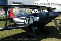 Pitts S-2A Special da Escuadrilla de Alta Acrobacia Halcones da Fora Area do Chile, parte do acervo do Museo Nacional Aeronutico y del Espacio na FIDAE 2010 - Santiago - Chile - 22/03/10 - Luciano Porto - luciano@spotter.com.br