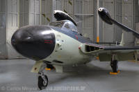 De Havilland Sea Vampire T.Mk.22 - Royal Navy - Imperial War Museum - Duxford - Inglaterra - 09/09/12 - Carlos H. Moyna - chmoyna@hotmail.com