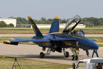 Boeing (McDonnell Douglas) F/A-18D Hornet - Blue Angels - US NAVY - Foto: Luciano Porto - luciano@spotter.com.br