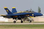 Boeing (McDonnell Douglas) F/A-18D Hornet - Blue Angels - US NAVY - Foto: Luciano Porto - luciano@spotter.com.br