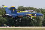 Boeing (McDonnell Douglas) F/A-18D Hornet - Blue Angels - US NAVY - Foto: Luciano Porto - luciano@spotter.com.br