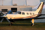 Piper PA-46 Malibu equipado com turbina Walter - Foto: Luciano Porto - luciano@spotter.com.br