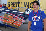 Douglas Barbosa Machado no Aeroporto Santos Dumont, durante o evento reservado para a imprensa - Foto: Luciano Porto - luciano@spotter.com.br