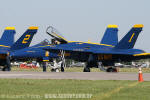 Boeing (McDonnell Douglas) F/A-18C Hornet - Blue Angels - US NAVY - Foto: Luciano Porto - luciano@spotter.com.br