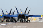 Boeing (McDonnell Douglas) F/A-18C Hornet - Blue Angels - US NAVY - Foto: Luciano Porto - luciano@spotter.com.br