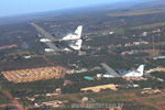 Curva para direita, para se aproximar da Base Area de Campo Grande pelo setor leste - Foto: Andr Oliveira Duailibi - aodcrew@hotmail.com
